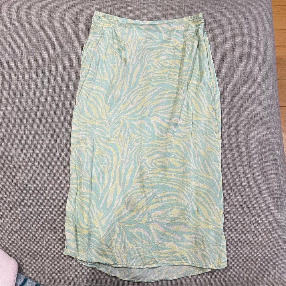 ‼️SOLD‼️Bright Zebra Midi Skirts